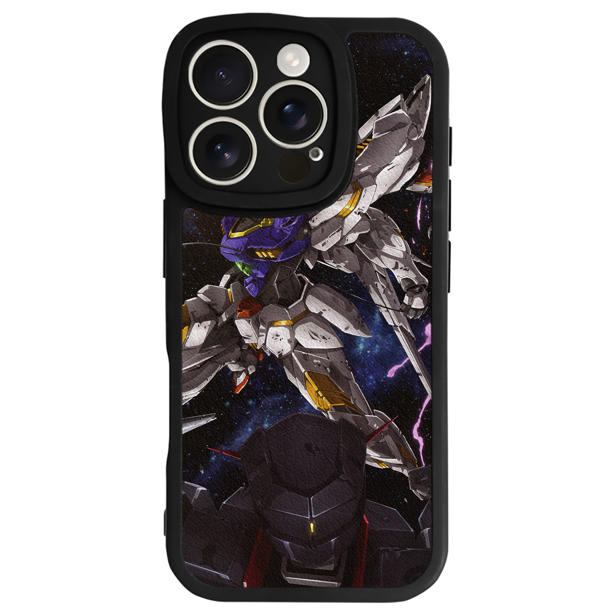 （画像用） 機動戦士ガンダム Mobile Suit Gundam 【iPhone 16シリーズ対応】シリコンスマホケース（レザー調） 材質：シリコン